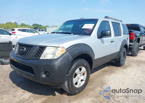 2008 Nissan Pathfinder S from USA, damaged, VIN 5N1AR18B08C601842